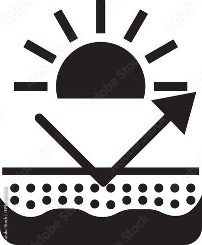 Skin Protection Icon collection group with sunscreen shield, sunblock lotion tube, UV defense symbol, dermatology care sign, skincare safety line art vector isolated on white background.