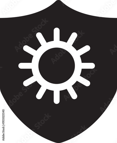Skin Protection Icon collection group with sunscreen shield, sunblock lotion tube, UV defense symbol, dermatology care sign, skincare safety line art vector isolated on white background.