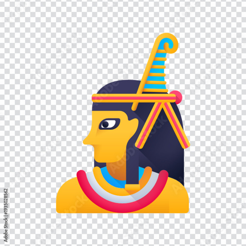 Maat Egyptian Goddess Justice Feather Icon