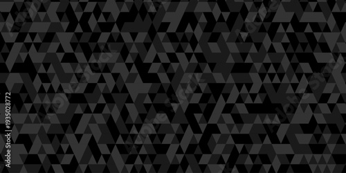 Abstract geometric wall tile and metal cube background triangle wallpaper. Seamless geometric pattern low polygon backdrop background. Gray diamond overlap polygonal background.