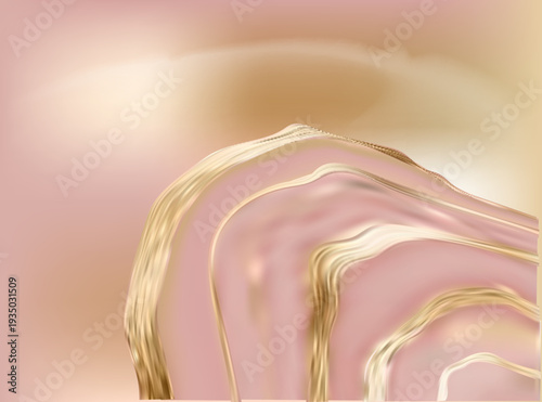Cream texture stroke isolated on transparent background. Facial creme, foam, gel or body lotion skincare icon.