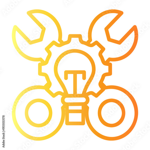 tools Line Gradient Icon