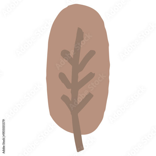 秋の地面を彩る落ち葉のイラスト 9月の園だよりに使いやすいシンプル手描き素材シリーズ