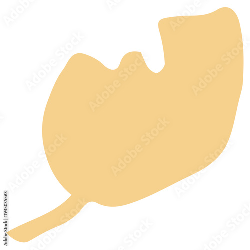 秋の地面を彩る落ち葉のイラスト 9月の園だよりに使いやすいシンプル手描き素材シリーズ