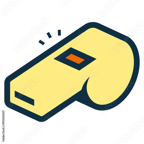 referee whistle icon