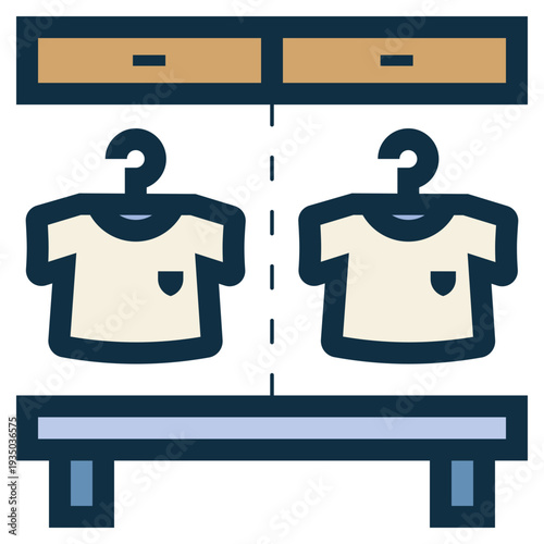soccer or football players changing dressing room icon