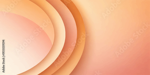 An abstract orange background with flowing waves and a vector swirl pattern creates a vibrant motion texture through light gradients and golden curves