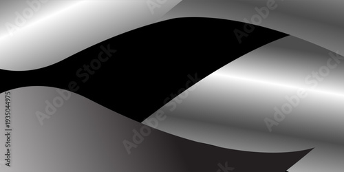 black background with dynamic curve line elegant graphic design element decoration.vector eps10