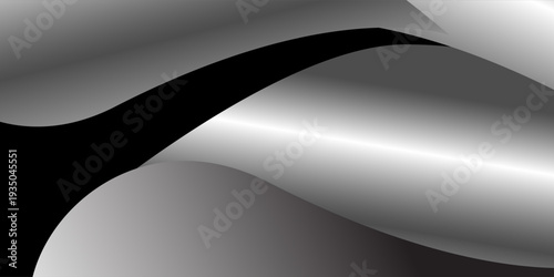 black background with dynamic curve line elegant graphic design element decoration.vector eps10