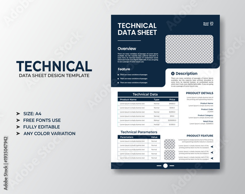 Technical Data Sheet Design