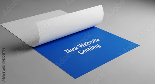 New website coming soon announcement page