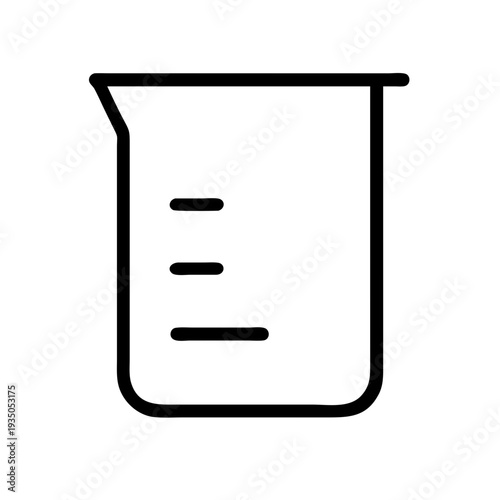 Beaker Thin Icon