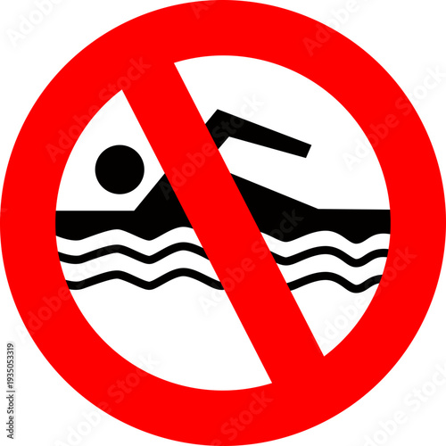 no swiming
