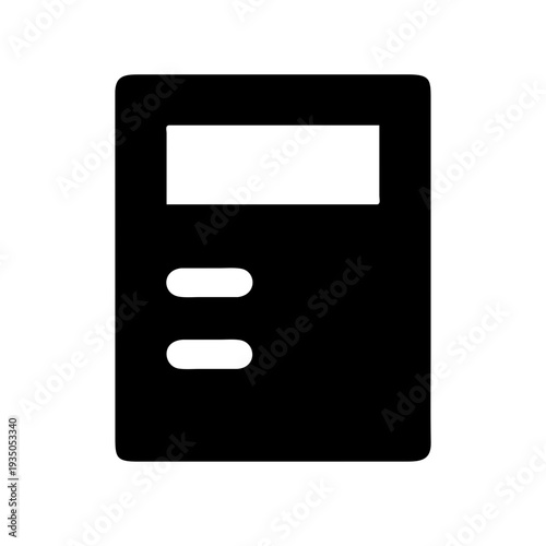 Calculator Thin Icon