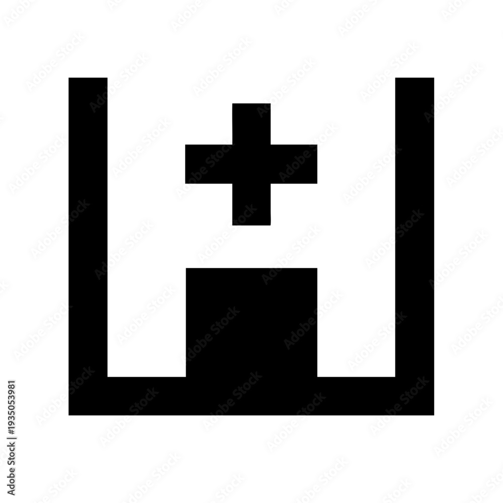 Obraz premium Hospital Filled Icon