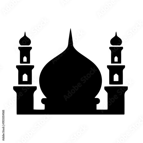 Ramadan Kareem Mosque Background Vector Design