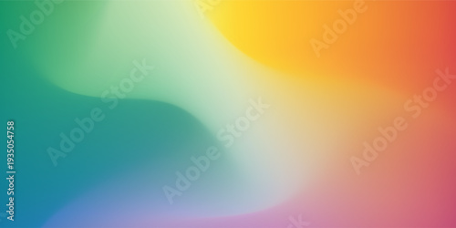 A vibrant, soft, and fluid abstract gradient background featuring a spectrum of colors from green to orange, creating a dreamy visual.