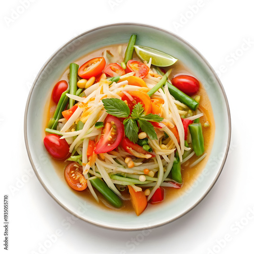 som tum spicy papaya salad