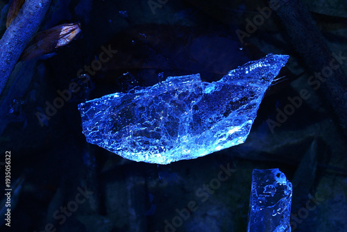 The Deep Blue Ice of the Winter