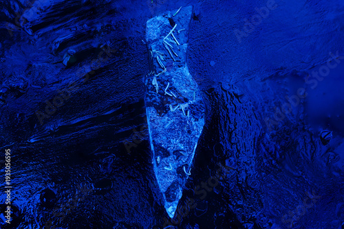 The Deep Blue Ice of the Winter