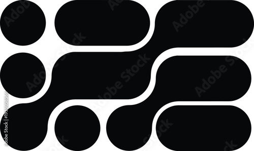 Graphic Shape Overlay for poster design and video editing