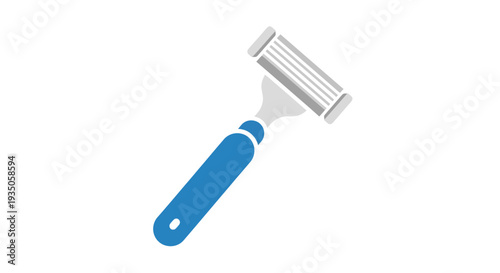 Razor illustration, vector style graphic, for shaving, grooming, personal hygiene, and healthcare.