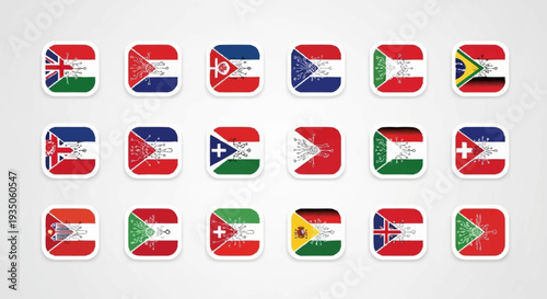 Collection of International Flags Representing Different Countries. Free Download Collection of International Flags Representing Different Countries. - GFXLoad