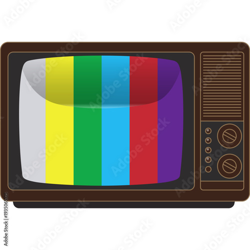 Retro Television Illustration
