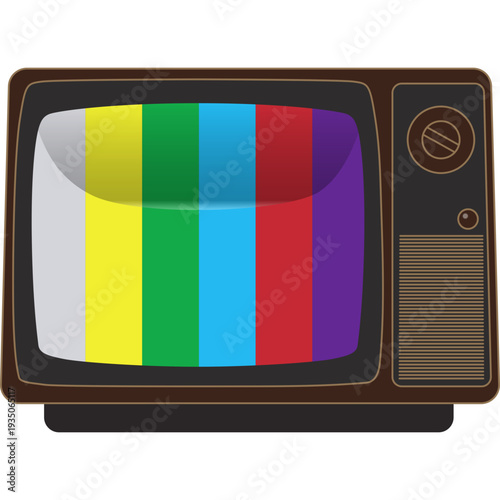 Retro Television Illustration