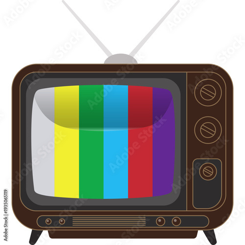 Retro Television Illustration