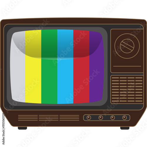 Retro Television Illustration