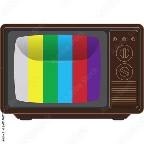 Retro Television Illustration