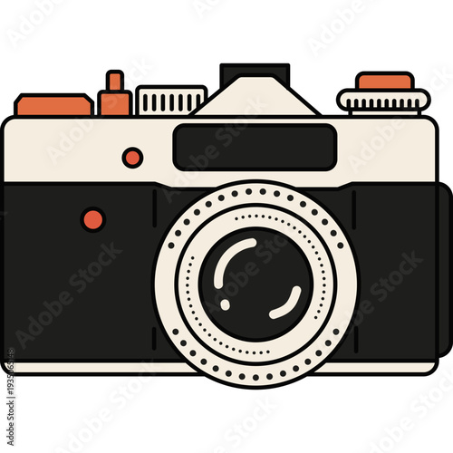 Retro Camera Illustration