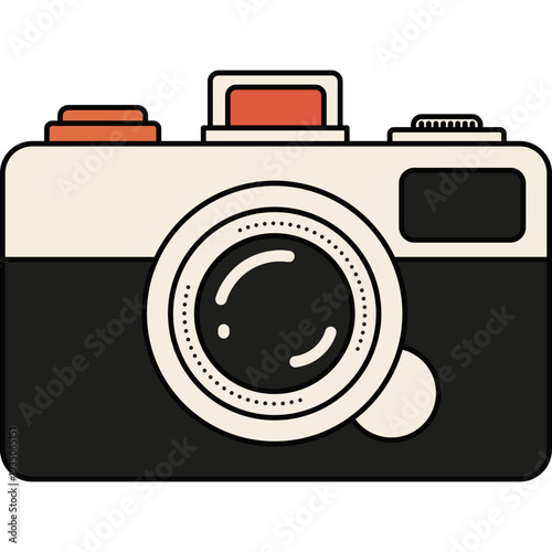 Retro Camera Illustration