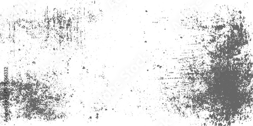 Vintage Grunge Gray Wall Texture Background with Rectangular Rustic Design, Old Photo Dust, Scratch, Hair Marks and Film Grain Distressed Effect.