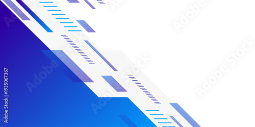 Dynamic Abstract Geometric Background Design with Modern Blue Gradient Lines and Shapes for Technology and Business Presentations