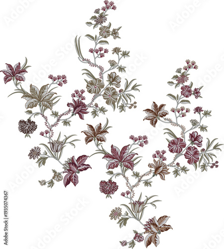 Title delicate floral cross a botanical arrangement in shades of pink and brown description an artistic cross shape is formed by intricately