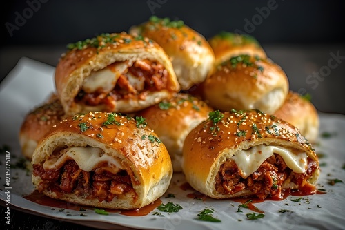 Wallpaper Mural bbq pulled pork bombs with cheese Torontodigital.ca