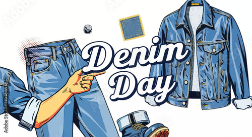 Denim Clothing and Accessories for Casual Wear.