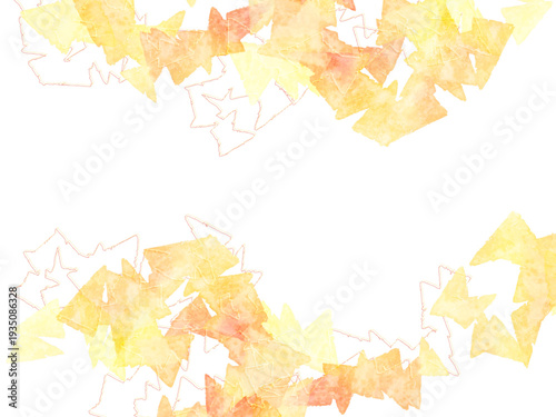 三角形の幾何学的な背景イラスト