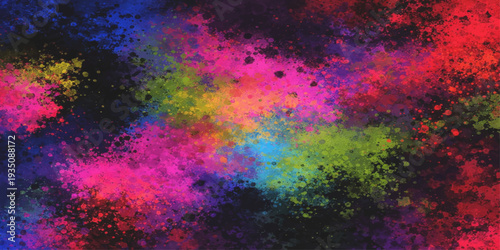 Photos An abstract colorful watercolor background featuring a vibrant smoke and fire de