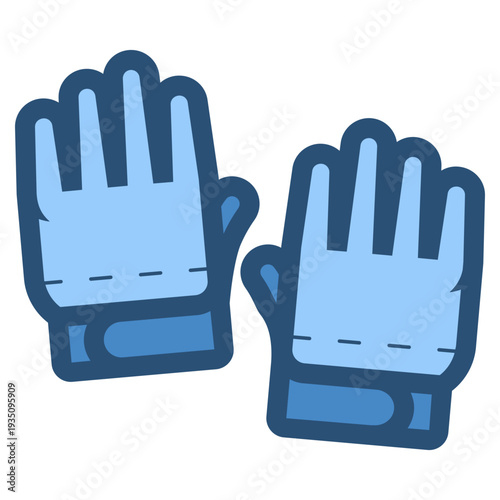 goalkeeper hand gloves icon