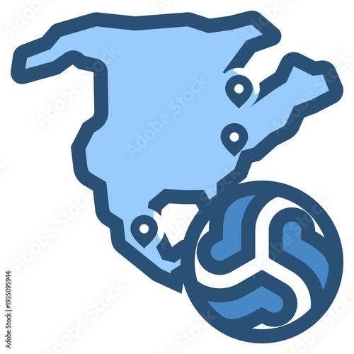 north america as world cup host icon