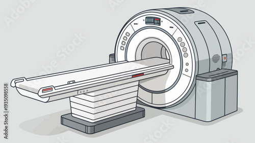 Modern MRI Scanner for Medical Imaging