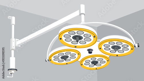 Modern Surgical Operating Lights for Medical Procedures