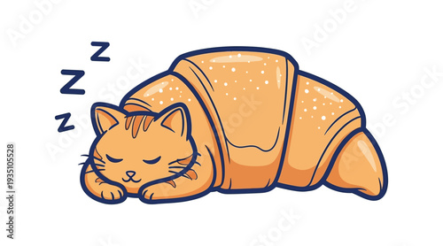 Sleeping orange cat curled up in a blanket surrounded by peaceful slumber