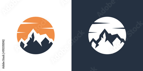 Dual meaning logo combining mountain and sun elements, symbolizing strength, optimism, resilience, new beginnings, and a bright vision toward higher aspirations.