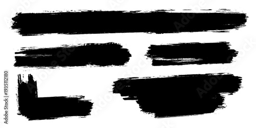 Set paint splat brush line vector for edgy designs. Ideal for symbolizing messy artistic strokes, grunge borders, and raw urban fluid dynamics.