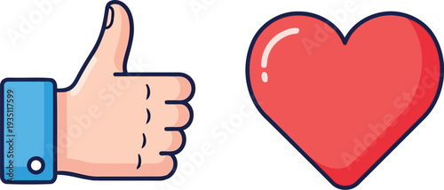 Cartoon gesture giving okay and glossy comic illustration graphic