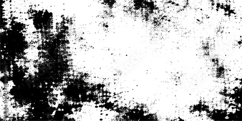 Wallpaper Mural Abstract grunge background featuring a black ink splat pattern with spray paint textures and a decorative splatter border element on a dirty paper illustration vector design Torontodigital.ca